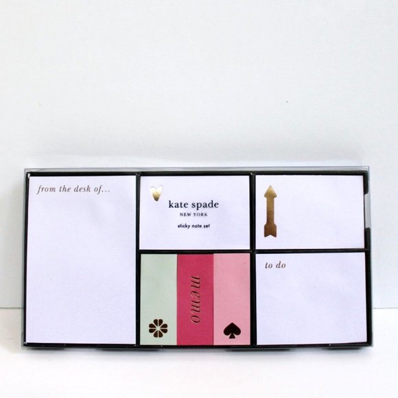 kate spade Colorblock Sticky Note Set - Picture 1 of 3